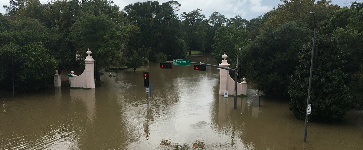 Houston floodwaters